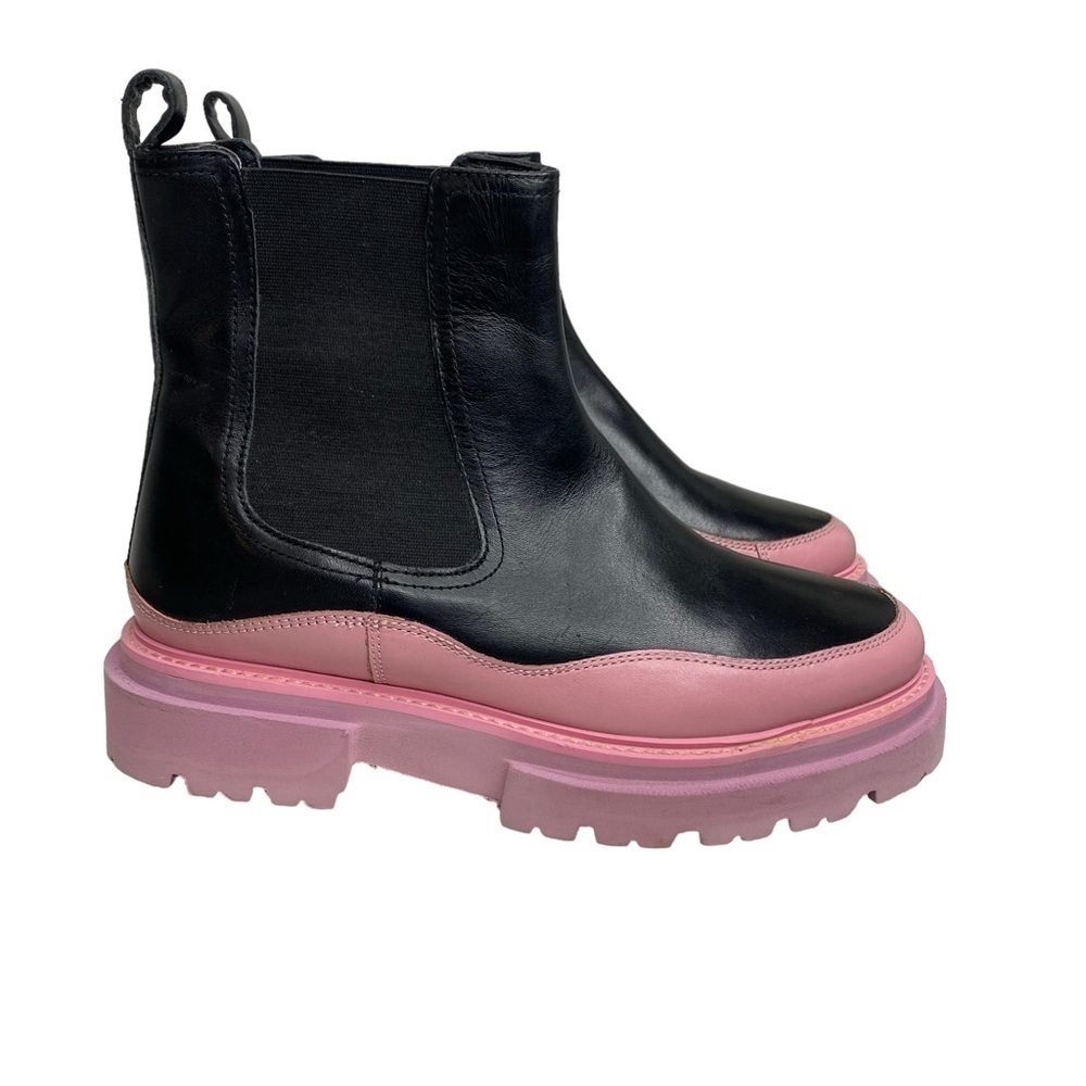 Seychelles Savor the Moment Chelsea Boot Black Pink 9‎